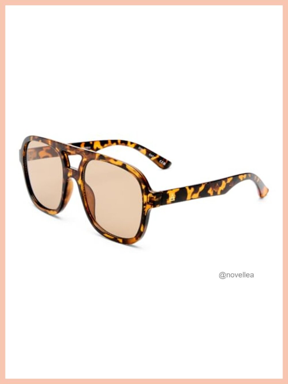 Women's Aviator Sunglasses Plastic Frame Polycarbonate Lenses